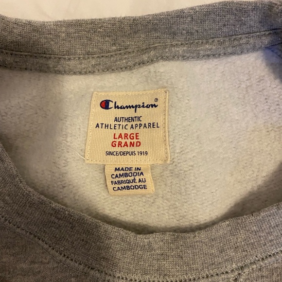 Oversized Grey Champion Crewneck - Picture 2 of 3